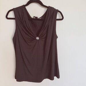 Y2K Mossimo Black Ruched Top